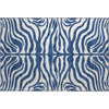 Piper Looms Mayfield Animal Print AMF1042 Navy Machine Washable Area Rug Scatter Main Image