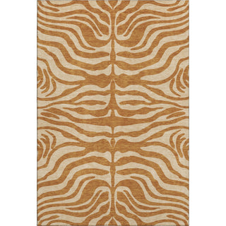 Piper Looms Mayfield Animal Print AMF1042 Paprika Machine Washable Area Rug main image
