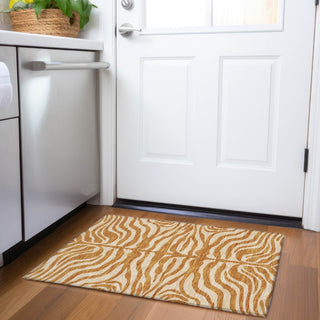 Piper Looms Mayfield Animal Print AMF1042 Paprika Machine Washable Area Rug Scatter Lifestyle Image Feature