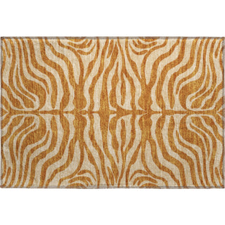 Piper Looms Mayfield Animal Print AMF1042 Paprika Machine Washable Area Rug Scatter Main Image