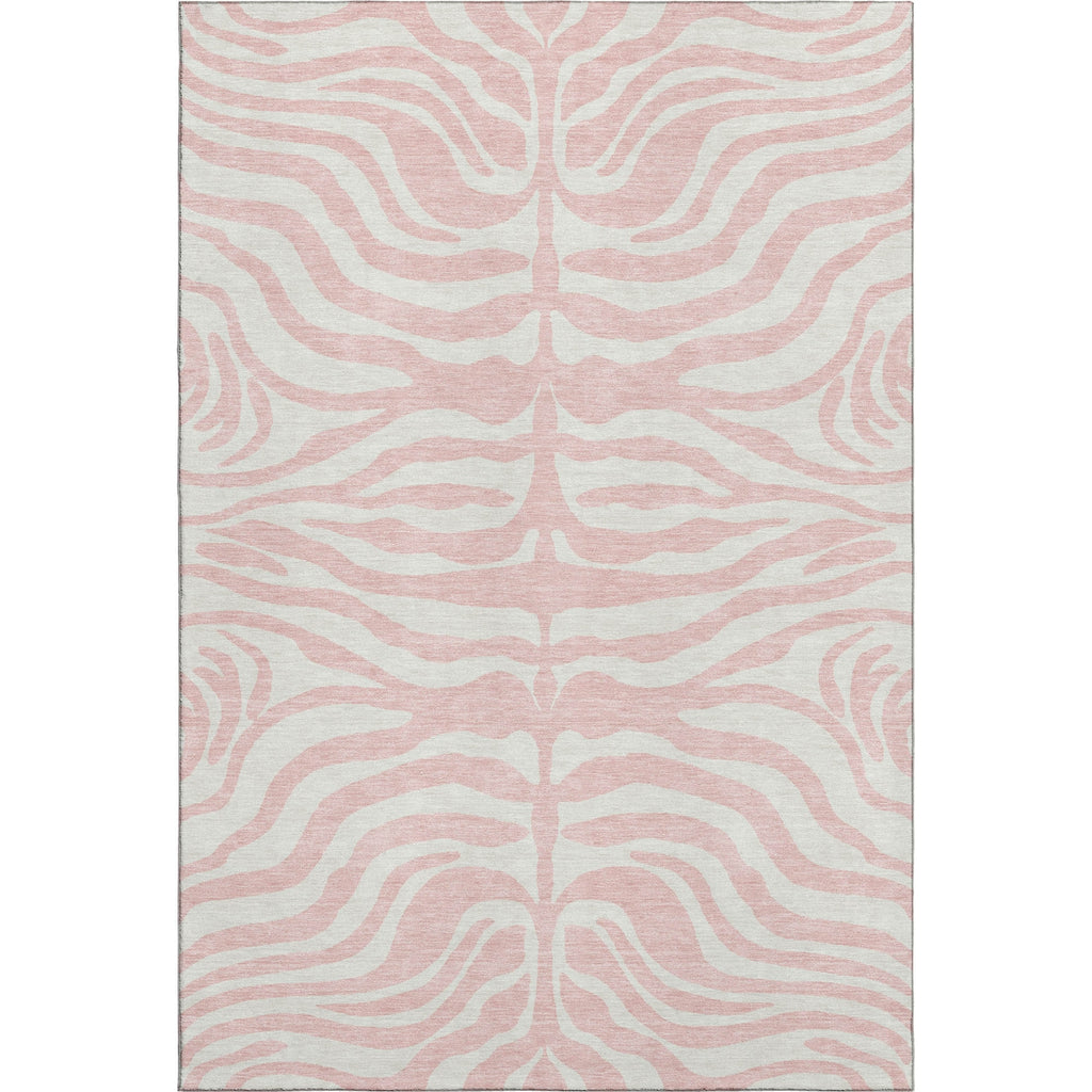 Piper Looms Mayfield Animal Print AMF1042 Pink Machine Washable Area Rug main image
