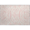 Piper Looms Mayfield Animal Print AMF1042 Pink Machine Washable Area Rug Scatter Main Image