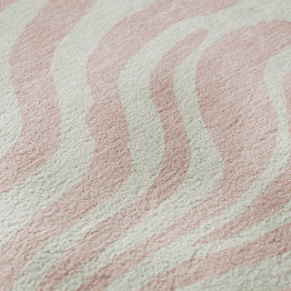 Piper Looms Mayfield Animal Print AMF1042 Pink Machine Washable Area Rug Swatch Image