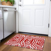 Piper Looms Mayfield Animal Print AMF1042 Red Machine Washable Area Rug Scatter Lifestyle Image Feature