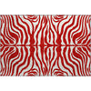 Piper Looms Mayfield Animal Print AMF1042 Red Machine Washable Area Rug Scatter Main Image