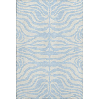 Piper Looms Mayfield Animal Print AMF1042 Sky Machine Washable Area Rug main image