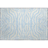 Piper Looms Mayfield Animal Print AMF1042 Sky Machine Washable Area Rug Scatter Main Image