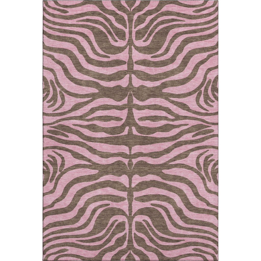 Piper Looms Mayfield Animal Print AMF1043 Brown Machine Washable Area Rug main image