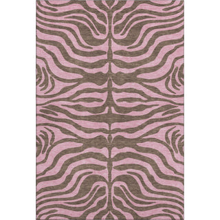 Piper Looms Mayfield Animal Print AMF1043 Brown Machine Washable Area Rug main image