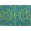 Piper Looms Mayfield Animal Print AMF1043 Green Machine Washable Area Rug Scatter Main Image