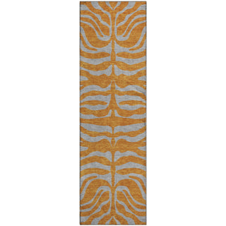 Piper Looms Mayfield Animal Print AMF1043 Orange Machine Washable Area Rug Runner Main Image