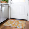 Piper Looms Mayfield Animal Print AMF1043 Orange Machine Washable Area Rug Scatter Lifestyle Image Feature