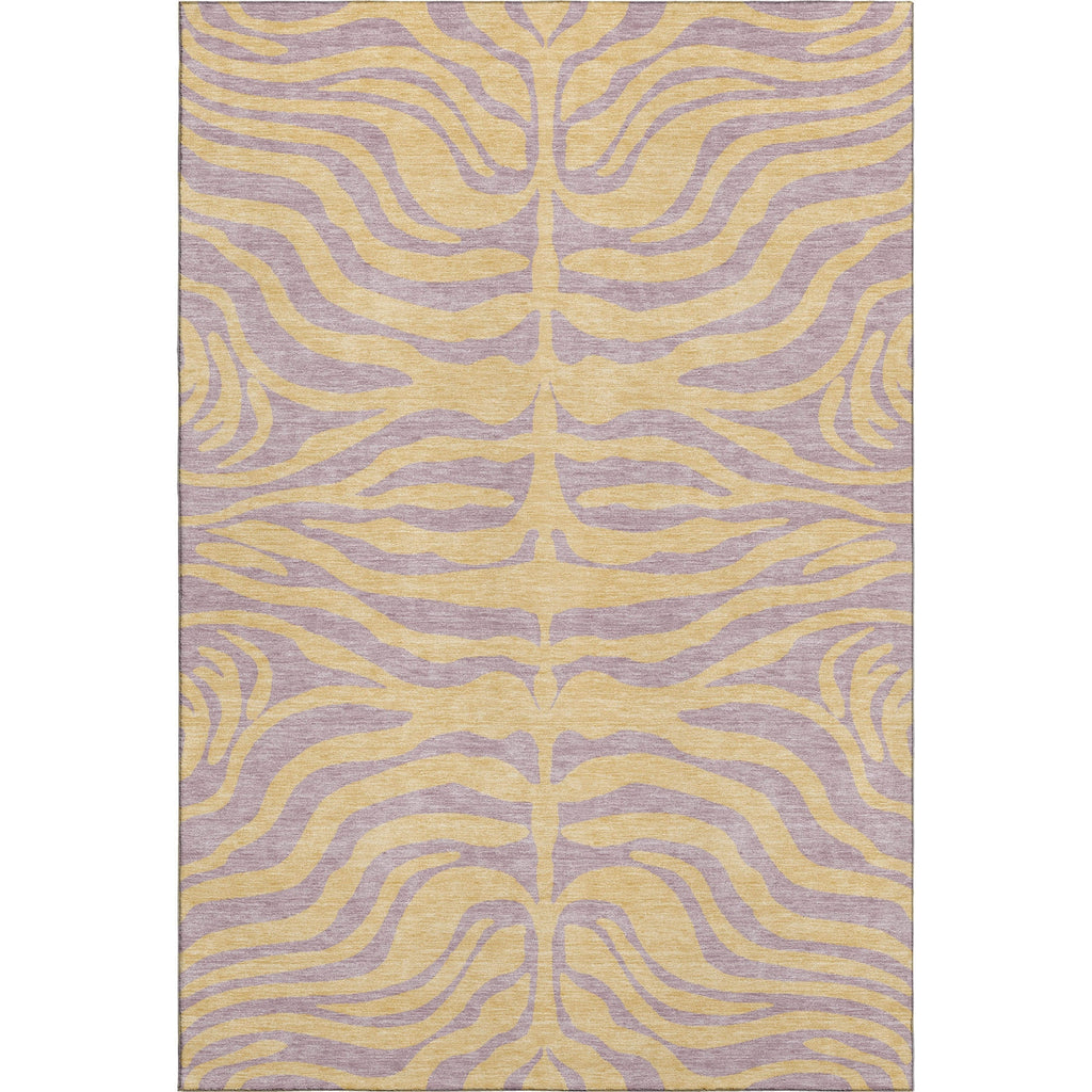 Piper Looms Mayfield Animal Print AMF1043 Peach Machine Washable Area Rug main image