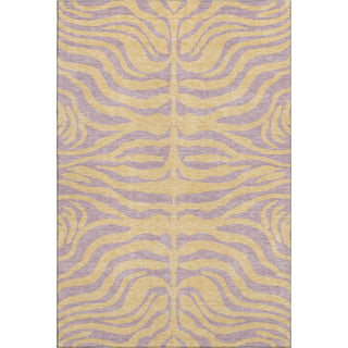 Piper Looms Mayfield Animal Print AMF1043 Peach Machine Washable Area Rug main image