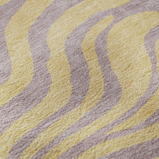 Piper Looms Mayfield Animal Print AMF1043 Peach Machine Washable Area Rug Swatch Image