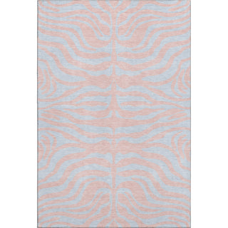 Piper Looms Mayfield Animal Print AMF1043 Pink Machine Washable Area Rug main image