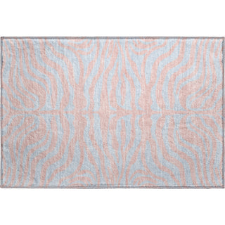 Piper Looms Mayfield Animal Print AMF1043 Pink Machine Washable Area Rug Scatter Main Image