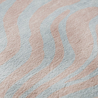 Piper Looms Mayfield Animal Print AMF1043 Pink Machine Washable Area Rug Swatch Image