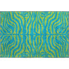 Piper Looms Mayfield Animal Print AMF1043 Teal Machine Washable Area Rug Scatter Main Image