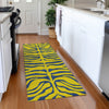 Piper Looms Mayfield Animal Print AMF1043 Yellow Machine Washable Area Rug Runner Lifestyle Image Feature