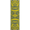 Piper Looms Mayfield Animal Print AMF1043 Yellow Machine Washable Area Rug Runner Main Image