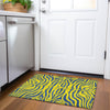 Piper Looms Mayfield Animal Print AMF1043 Yellow Machine Washable Area Rug Scatter Lifestyle Image Feature