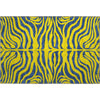 Piper Looms Mayfield Animal Print AMF1043 Yellow Machine Washable Area Rug Scatter Main Image