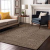 Piper Looms Mayfield Geometric AMF1044 Brown Machine Washable Area Rug Lifestyle Image Feature