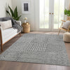 Piper Looms Mayfield Geometric AMF1044 Charcoal Machine Washable Area Rug Lifestyle Image Feature