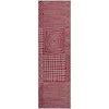 Piper Looms Mayfield Geometric AMF1044 Garnet Machine Washable Area Rug Runner Main Image