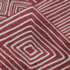 Piper Looms Mayfield Geometric AMF1044 Garnet Machine Washable Area Rug Swatch Image
