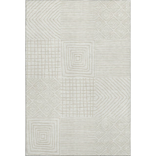 Piper Looms Mayfield Geometric AMF1044 Ivory Machine Washable Area Rug main image