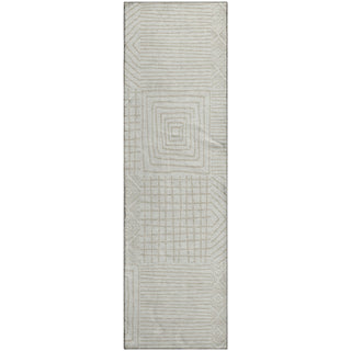 Piper Looms Mayfield Geometric AMF1044 Ivory Machine Washable Area Rug Runner Main Image