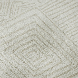 Piper Looms Mayfield Geometric AMF1044 Ivory Machine Washable Area Rug Swatch Image