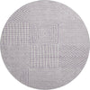 Piper Looms Mayfield Geometric AMF1044 Lavender Machine Washable Area Rug Round Main Image