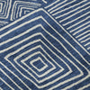 Piper Looms Mayfield Geometric AMF1044 Navy Machine Washable Area Rug Swatch Image