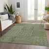 Piper Looms Mayfield Geometric AMF1044 Olive Machine Washable Area Rug Lifestyle Image Feature
