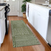 Piper Looms Mayfield Geometric AMF1044 Olive Machine Washable Area Rug Runner Lifestyle Image Feature