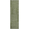 Piper Looms Mayfield Geometric AMF1044 Olive Machine Washable Area Rug Runner Main Image