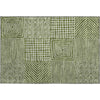 Piper Looms Mayfield Geometric AMF1044 Olive Machine Washable Area Rug Scatter Main Image