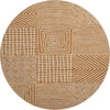 Piper Looms Mayfield Geometric AMF1044 Paprika Machine Washable Area Rug Round Main Image