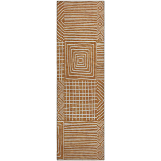 Piper Looms Mayfield Geometric AMF1044 Paprika Machine Washable Area Rug Runner Main Image