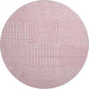 Piper Looms Mayfield Geometric AMF1044 Pink Machine Washable Area Rug Round Main Image