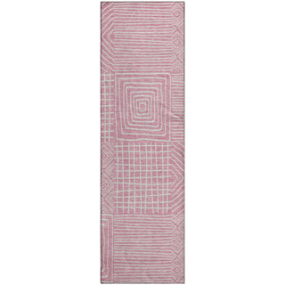 Piper Looms Mayfield Geometric AMF1044 Pink Machine Washable Area Rug Runner Main Image