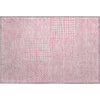 Piper Looms Mayfield Geometric AMF1044 Pink Machine Washable Area Rug Scatter Main Image