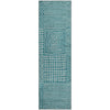 Piper Looms Mayfield Geometric AMF1044 Teal Machine Washable Area Rug Runner Main Image