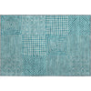 Piper Looms Mayfield Geometric AMF1044 Teal Machine Washable Area Rug Scatter Main Image