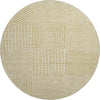 Piper Looms Mayfield Geometric AMF1044 Wheat Machine Washable Area Rug Round Main Image