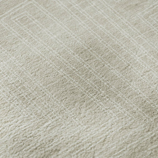 Piper Looms Mayfield Geometric AMF1045 Beige Machine Washable Area Rug Swatch Image