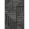 Piper Looms Mayfield Geometric AMF1045 Black Machine Washable Area Rug main image